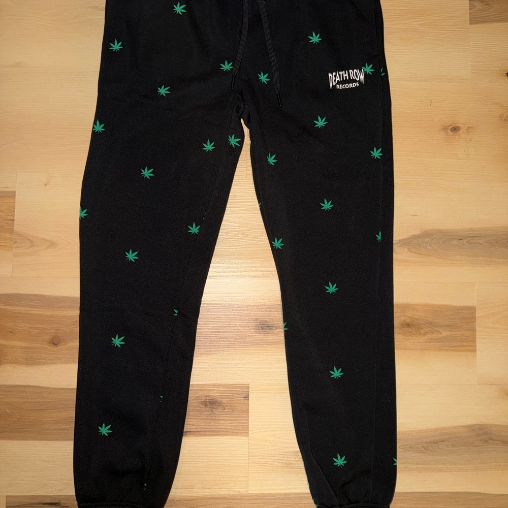 Death Row records Leaf Pattern Sweatpants